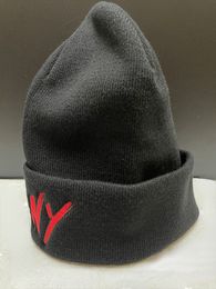 Popular Logo Luxury Embroidery Knitted Hat Thin Baotou Cap Trend Design Wool Caps Net Red Hats Autumn and Winter