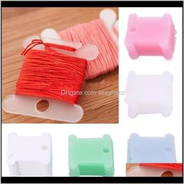 Sewing Notions & Tools Apparel Drop Delivery 2021 100Pcs Plastic Embroidery Floss Craft Thread Bobbin Cross Stitch Storage Holder Y110-Drop1