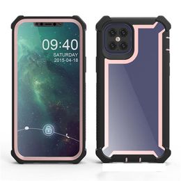 heavy duty mobile phone cases Canada - 360 full-body mobile phone cases heavy-duty hard crystal transparent case suitable for acrylic case 13a34a24