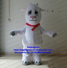 Mascot Costumes White Sheep Lamb Yeanling Mutton Goat Mascot Costume Adult Cartoon Character Publicity Campaign Scenic Spot zx754