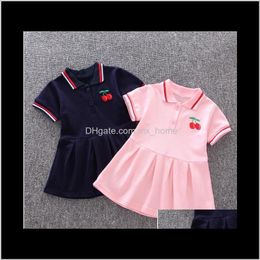 Selling Dress Summer Style Childrens Pleated Baby Short Sleeve Trend Tfaqv Dresses V4Zyj