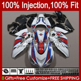 Injection Body For KAWASAKI NINJA ZX 14R 14 R ZZR 1400 CC 2006 2007 2008 2009 2010 2011 4No.121 ZZR1400 ZZR-1400 06-11 ZX-14R ZX14R 06 07 08 09 10 11 OEM Fairing glossy white