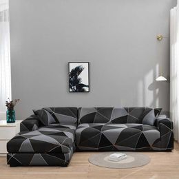 Big Elasticity Sofa Covers for Living Room Stretch Couch Cover Loveseat Corner Sectional L Shape Need Buy 2pcs Slipcovers 210723