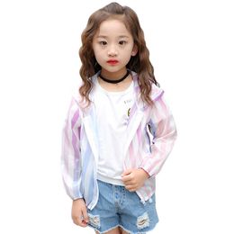 Girls Summer Jacket Floral Coats Casual Style Coat Kids est Children's Girl Clothes 6 8 10 12 14 210528