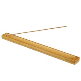 Fragrance Lamps Bamboo stick incense holder Ash Catcher sandalwood and agarwood stick DH2054