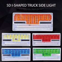 Wholesale 4Pcs/Lot Truck Supre Bright LED Side Light 24V I-beam Floor Lamp Waterproof Tyre Lights Width Lamps