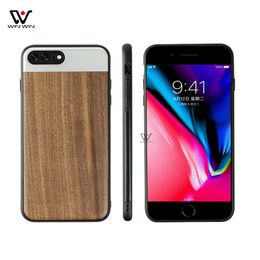Newest Mobile Phone Cases Custom Wooden Metal Back Cover Case For iPhone 11 12 Pro X Xr Xs Max Wholesale Fashion Shell 2021