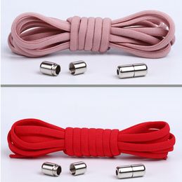 Semicircle Shoelaces Sneakers No Tie Shoelace Quick Elastic Locking Shoe laces Kids Adult Women Men Shoes lace