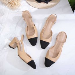 leather gladiator women sandals beige summer office shoes high heels back strap pump casual shoes female luxury shoes Y0608