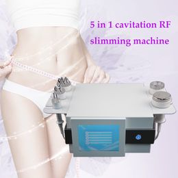 Radio Frequency RF Bipolar Slimming 40K Ultrasonic Cavitation 5 in 1 Cellulite Removal Machine Vacuum therapy Beauty Equipme