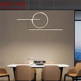 Pendant Lamps BROTHER Nordic Lights Gold Contemporary Creative Decoration LED Fixture For Home Living Room