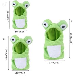 Other Bird Supplies Funny Frog Shaped Birds Clothes Parrots Costume Cosplay Winter Pet Accessories