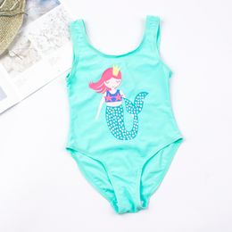 3-7 Years Swimwear Brand New Summer Girls One Piece Swimsuit Children Beachwear Monokini Bathing Suits 34