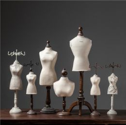 Model props clothing store display rack Commercial Furniture half models body window prop Jewellery hanger