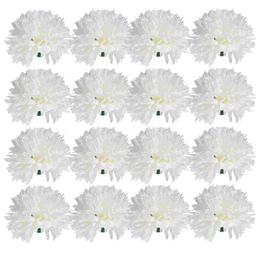 Pendant Necklaces 50 Pcs DIY Fake Flower Adornments Simulation Thousand Layer Chrysanthemums Decor