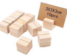 Wood Card Holder decoration Name Place Photo Menu Number Stand Desk Accessories party Wedding