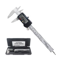 High quality 0-150mm Measuring Tool Stainless Steel Caliper Digital Vernier Caliper Gauge Micrometer Paquimetro Messschieber With Box