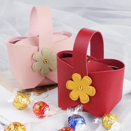 Gift Wrap 2022 Mini Handbag Wedding Rose Party Box Packaging Candy Cake Birthday