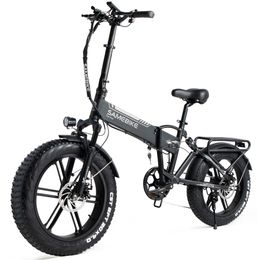 [EU Stock] EU Stock XWXL09 Samebike Electric Bicycle 500W 20 Inch Folding Electri-Moped Bike 6061 Aluminum Alloy E-bike