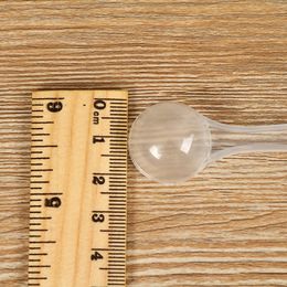 2500PCS 1g/2ml Clear Plastic Measuring Spoon for Coffee Milk Protein Powder Kitchen Scoop DH2388