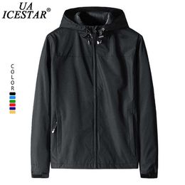 UAICESTAR Brand Outdoor Jacket Men Autumn Windproof Waterproof Coat Man Fashion Casual Breathable Hooded Spring Men's Jackets X0621