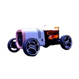 Futuristic Styling Cars Children Electric Off-road Vehicle Four-wheel Baby Remote Control Toy Car for 2-7 Years Old Boys Girls