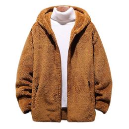 6XL 7XL 8XL Plus Size Male Fleece Jacket High Quality Autumn And Winter Thermal Warm Hooded Coat Bomber Jackets Men Clothing 211126