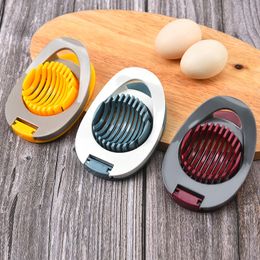 High Quality Stainless Steel Multi-functional Egg Tools Cutter Egg Slicer Plastic Kitchen Gadgets XG0427