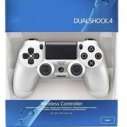 -Nuevo controlador de PS4 inalámbrico Dualshock4 PS4 para Sony PlayStation4 White + Cable USB
