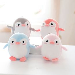 12cm Cute Penguin Plush Animals Doll Toys Small Size Pendant Key Chain Ring Toys Kids Gift5841446