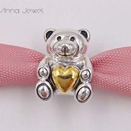 charms beads for bride Jewellery making kit BEAR pandora 925 Sterling silver copper bracelet set women men bridal chain bead necklace puerto rican birthday gift 791166