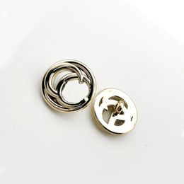 Metal Letter Sewing Buttons Gold Silver 18/21/25mm Letter Diy Button for Coat Shirt Sweater High Quality