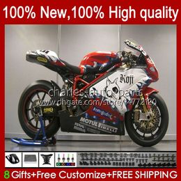 New red Motorcycle Bodywork For DUCATI 749S 999S 749 999 2003 2004 2005 2006 Body Kit 27No.77 749-999 749 999 S R 03 04 05 06 Cowling 749R 999R 2003-2006 OEM Fairing