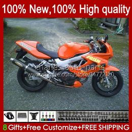 Body Kit For HONDA VTR1000F SuperHawk VTR1000 51No.26 VTR 1000 F 1000F ALL Orange 97 98 99 00 01 02 03 04 05 VTR-1000F 1997 1998 1999 2000 2001 2002 2003 2004 2005 Fairing