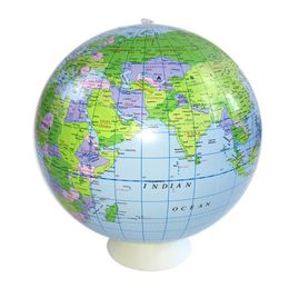Inflatable World Globe Earth Map Ball Educational Supplies Earth Ocean Kids Learning Geography Toy Inflatable Beach Balls