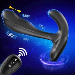 NXY Vibrators Wireless Remote Control Finger Peristaltic Male Prostate Massager Anal Toy 7 Speed Dildo Butt Plug Vibrator Gay Sex Toys For Men 1125