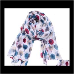 Wraps Hats, & Gloves Aessoriesest Fashion Women Shawls Tree Printing Soft Wrap Vintage Lady Long Neck Large Scarf Shawl Chiffon Stole Scarves