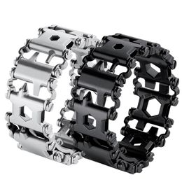 Watch Bands Multifunctional Watchband High Quality Stainless Steel Band 20mm 22mm 24mm 26mm 28mm Men Bracelet