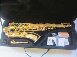 JUPITER Bb Tenor Saxophone nickel Silver Plated Tube Gold Key Sax Musical Instruments With Case Mouthpiece