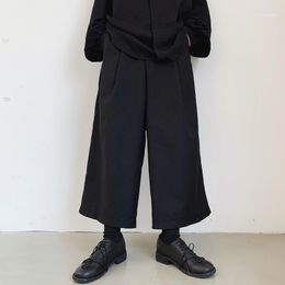 Men's Trousers Spring And Autumn Style Dark Yamamoto Slacks Nine Minutes Straight Pants Hair Stylist Trend