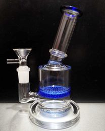 bong! latest hot sell glass bongs Honeycomb Perc dry herb vaporizer water pipe mini oil burner sestshop