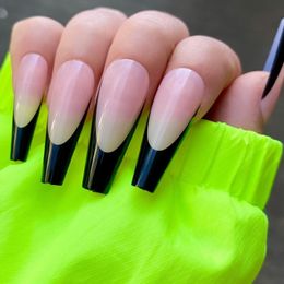 Black French Nail Designs Online | DHgate