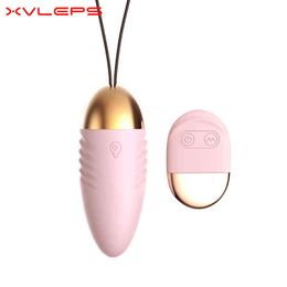 Eggs Xvleps Wireless Mute Vibrator Remote Control Jump Vaginal Massager Sex Toys Woman 1124