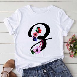 Women's Letter Printed T-shirt Girl Harajuku Short-Sleeved O-Neck Tees Shirt Female Summer Tee Top Femme Tshirt,Drop Ship X0527