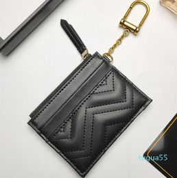 designed Card holder as key chain decoration zipper coin purse