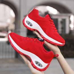 Wholesale 2021 Top Quality Off Men Women Sports Running Shoes Knit Mesh Breathable Court Purple Red Outdoor Sneakers SIZE 35-42 WY28-T1810