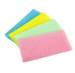 2021 NEW 30*90cm Salux Nylon Japanese Exfoliating Beauty Skin Bath Shower Wash Cloth Towel Back Scrub Bath Brushes Multi Colors Free DHL