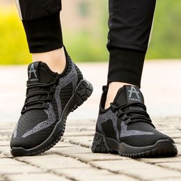 Top Black Fashion Bege Men Men Men Shoes Running Runners Runners Outdoor Jogging Sports Sneakers Tamanho 39-44 Código LX30-9933