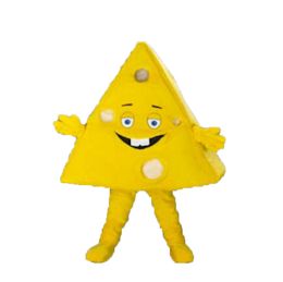 High quality Triangle Cheese Mascot Costume Halloween Christmas Cartoon Character Outfits Suit Advertising Leaflets Clothings Carnival Unisex Adults Outfit