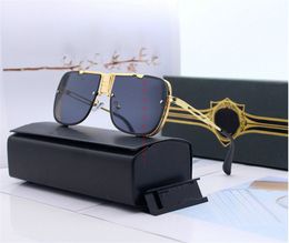 Sunglasses Unisex Square Modi Flat Top Thin Feminino Vintage Luxury Women Brand Designer Sun Glasses Ditaeds UV400